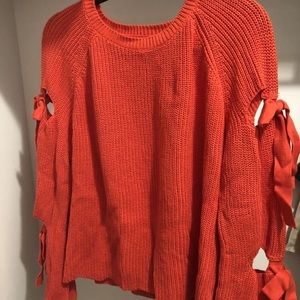 ORANGE Knot top - Size M-L